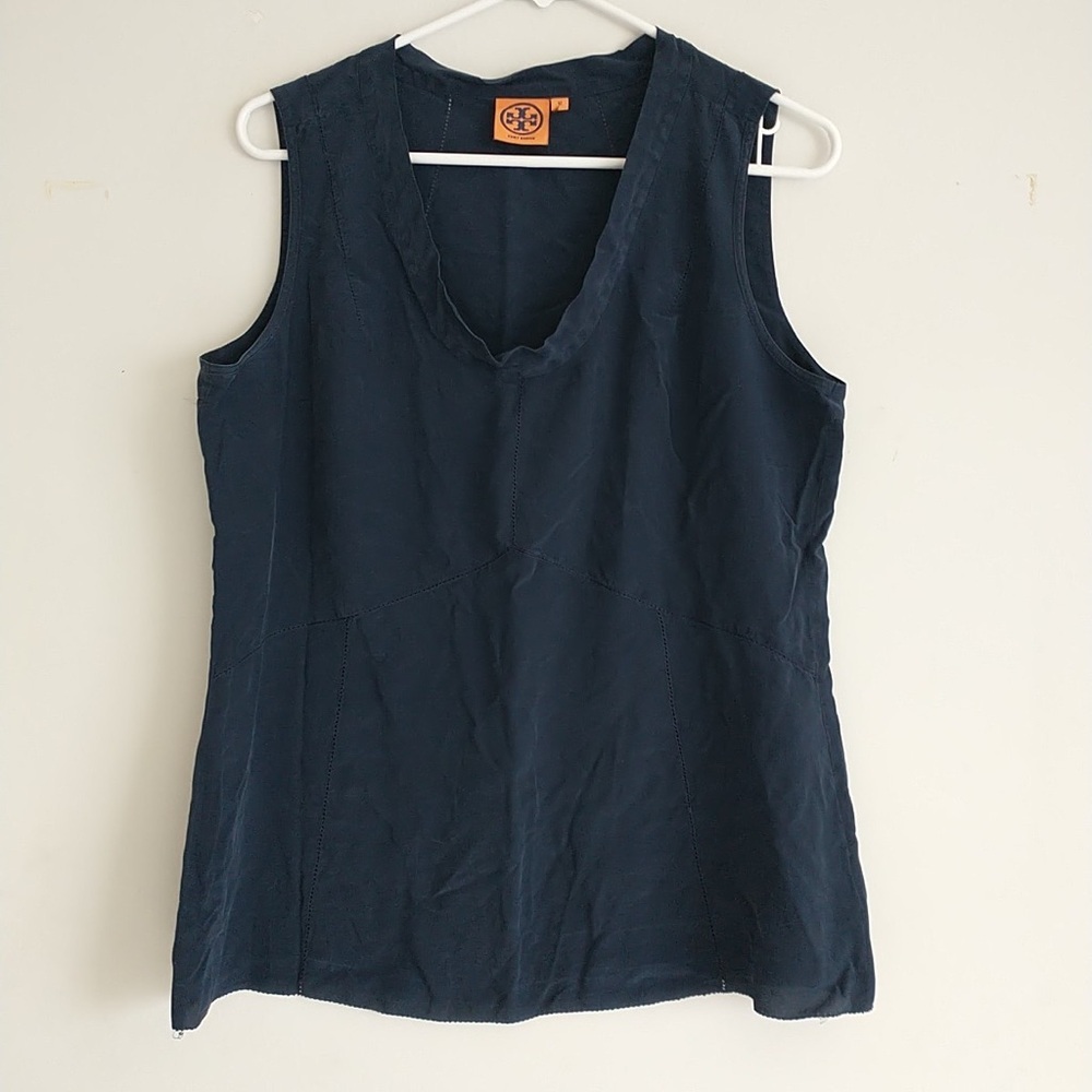 Tory Burch Dark Blue Tank Top